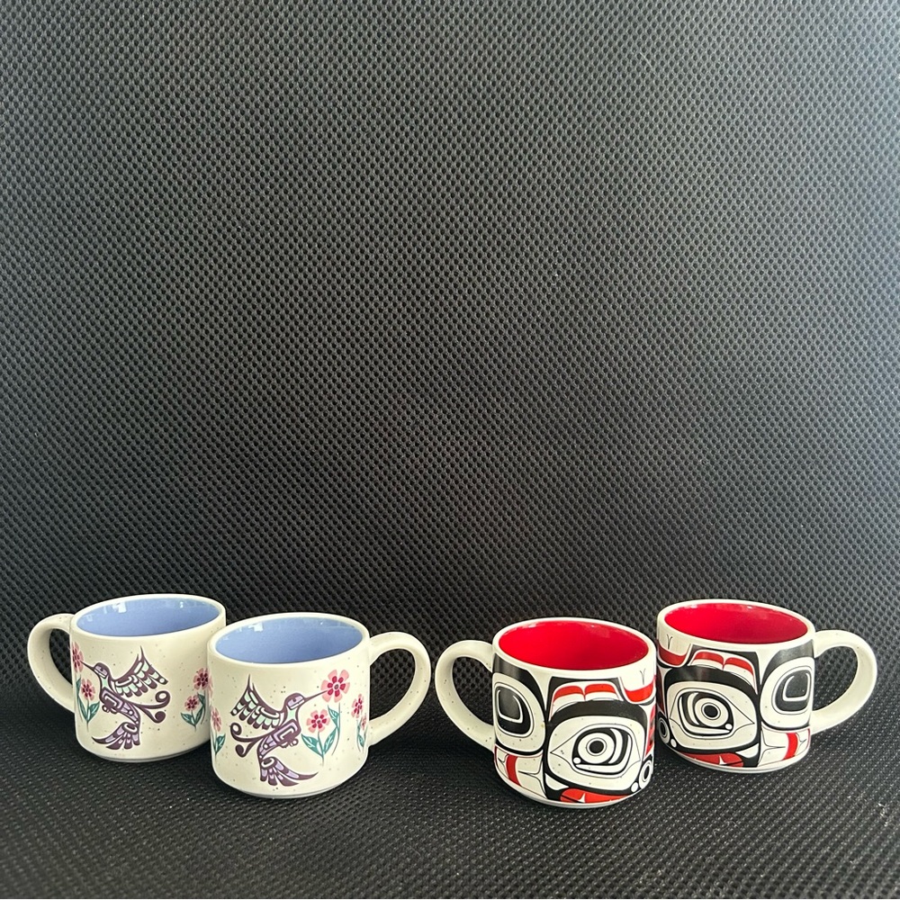 Native Northwest Espresso Set Of 4 Cups 4 Oz. Indigenous